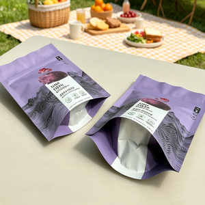 Printing Food Grade Mylar Stand Ziplock Pouch Smell Proof Custom Color for Jelly Pet Food Candy Snack Drink Powder Packaging - Product Image 6