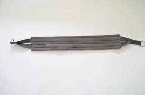 สายรัดพิลาทิสแบบกว้าง INIKO คุณภาพสูง สีเทา ผลิตจากโพลีเอสเตอร์/คอตตอน ขนาด 1200x120 มม. น้ำหนัก 335 กรัม ผลิตในจีน สำหรับเครื่อง Cadillac - Product Image 3