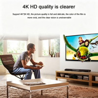 4K 60Hz DP to HDTV Female Adapter for HDTV PC Converter Display Port TV Computer Adapter with HDTV for Monitor and Speaker