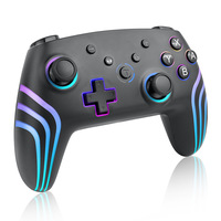 Controlador de Juego Inalámbrico BT con Sensor de Movimiento de Seis Ejes y Luces RGB para Switch/Android/IOS/PC, Venta al Por Mayor