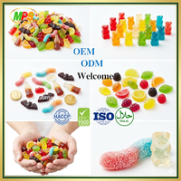 Bonbons gélifiés à faible teneur en sucre tendance et virales, R&D innovante, formes et saveurs personnalisées, OEM professionnel pour les marques de bonbons mondiales