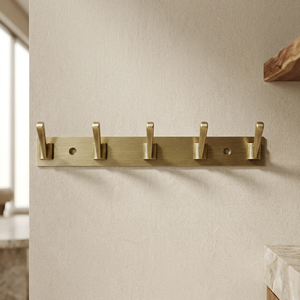 AK Brass Antique Bronze Finish Brass Wall <b>Hook</b> Rack Multi <b>Hook</b> Metal <b>Coat</b> Hanger Towel <b>Hook</b> for Bathroom Home <b>Decor</b> - Product Image 3