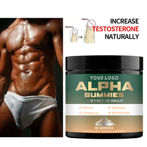 Suplemento Natural para el Apoyo de la Testosterona, Gomitas Alpha Male Vitality con Extracto de Maca y Tongkat <span class=keywords><strong>Ail</strong></span> para la Energía y Resistencia Masculina - Product Image 1