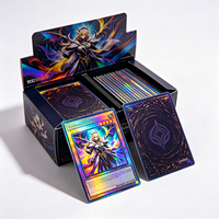 Cartes à collectionner personnalisées TCG, impression holographique couleur intégrale avec boîte premium et illustrations recto-verso