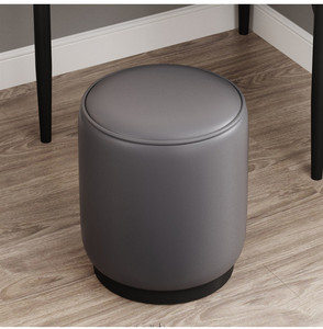 モダンコーナードレッサーテーブルミラースツールセット省スペースベッドルームメイクアップテーブルPUカバー北欧バニティドレッシングテーブルセット - Product Image 5