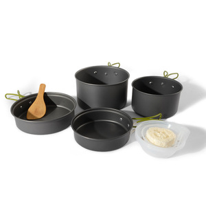Ensemble de cuisine portable d'extérieur 3-4L antiadhésif pour 2-3 personnes, réchaud de camping DS-301 - Product Image 1