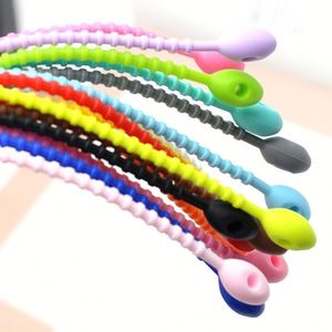 สายรัดซิลิโคนหลากสี DIY พวงกุญแจ จี้กระเป๋า เชือกแขวนสำหรับกล่องสุ่ม - Product Image 2