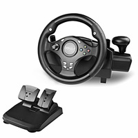 Contrôleur de conduite à 180 degrés volant de course avec pédale pour P S4/P S3/Nin Tendo Switch/Windows PC/Android 4in1