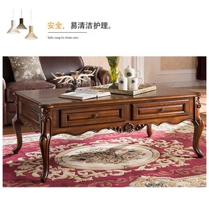 Antico tavoli da caffè <span class=keywords><strong>in</strong></span> <span class=keywords><strong>legno</strong></span> intagliato con le gambe per <span class=keywords><strong>soggiorno</strong></span> - Product Image 3