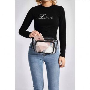 Sac banane transparent personnalisé en PVC pour femme, sacoche de ceinture transparente pour téléphone portable - Product Image 6