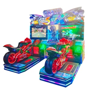 Console de jeu d'arcade à monnayeur Iron Knight II, machine de course de moto, équipement de divertissement d'arcade pour parc d'attractions - Product Image 1