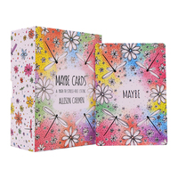 Vente en gros usine : Cartes d'affirmation imprimées, Cartes Oracle, Jeu de cartes avec logo et bords dorés, Jeu de cartes de tarot personnalisé avec guide