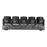 Projecteur extérieur LIRO étanche 5X120W IP66 Tornado TB5 RGBL 4-en-1 LED Moving Head pour KTV, projection, concert