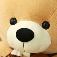 OEM ODM Jouet en fourrure douce personnalisé en forme d'ours Jouet en peluche personnalisé Animal surdimensionné Saint-Valentin Ours en peluche de 1 m Jouets en peluche