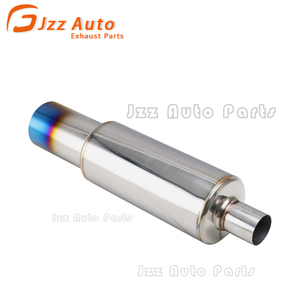 Piezas de repuesto universales para automóviles, tubo de extremo de cuerpo de 114mm de diámetro, <span class=keywords><strong>Mofle</strong></span> Para Carro, silenciador de escape de acero inoxidable recortado de 51mm a 89mm - Product Image 6