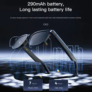 Lunettes intelligentes 800W Enregistrement <span class=keywords><strong>photo</strong></span> et vidéo Interprétation simultanée pour les appels Contrôle tactile par IA Musique Navigation - Product Image 4