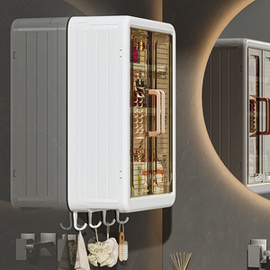 Nhà bếp và phòng tắm Nguồn cung cấp lưu trữ không xốp treo tường chống bụi lưu trữ rack-loại không thấm nước lưu trữ tủ - Product Image 3