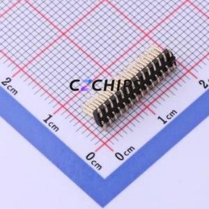 X1321WVS-2x14J-C40D53 Pin Header SMD,P=1.27mm Connector ( Pin Structure: 2x14P )( Pitch: 1.27mm )( Row Spacing: 1.27mm ) - Product Image 2