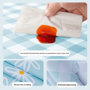 Châu Âu Mỹ khách sạn Khăn trải bàn <span class=keywords><strong>PVC</strong></span> không thấm nước dầu-proof bao gồm vải cho các bên ngày lễ Evening nhà hàng bữa ăn - Product Image 3