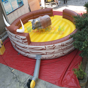 Colchoneta inflable mecánica de toro para fiestas al aire libre, juegos inflables de toro mecánico - Product Image 5