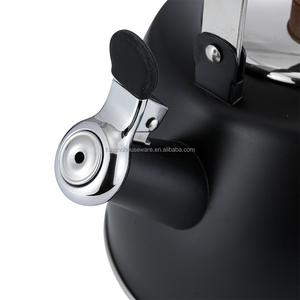 Théière en acier inoxydable poli argenté, grande capacité, avec poignée isolée, pour la maison, vente en gros d'usine, compatible induction - Product Image 4
