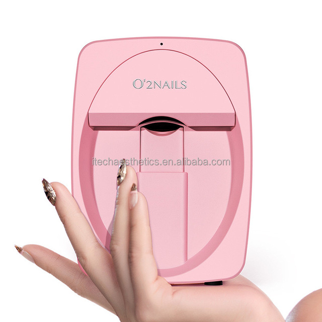 O2nails Mobile Nail Printer M1 3d Professional Digital Nails and Flower Printer Artpro Nails Polish Printer Machine Investment
