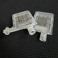 SUBLICOOL Square Mouth Ink Sac Dx5 Square Connector Eco Solvent Big Damper Ink Damper para Dx5 Xp600 4720 5113 cabezal de impresión