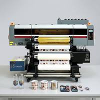 Máquina de Impresión de Adhesivos UV DTF de 60 cm, Impresora UV Integrada para Transferencia de Calcomanías en Película AB en Diversos Materiales Duros