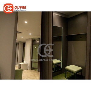 Étagères de présentation de marque écologiques, service de conception de magasin, <span class=keywords><strong>showroom</strong></span> de mode en métal chromé - Product Image 6