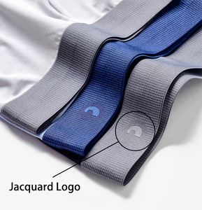 Calzoncillos bóxer sin Mosca de doble capa personalizados, calzoncillos modales sólidos de los años 60, ropa interior cómoda de tiro medio para hombre, ropa interior Micro Modal - Product Image 3