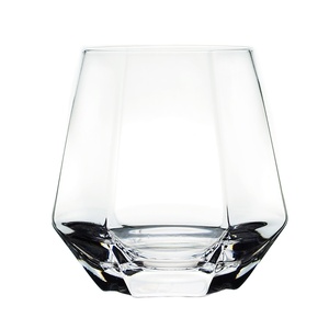 Verre à whisky à l'ancienne de haute qualité, fait à la main, avec un design hexagonal, pour un usage domestique et en restaurant - Product Image 1