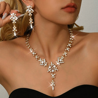 Agent professionnel de Yiwu pour les achats en ligne sur 1688 : Ensemble de bijoux élégants (collier et boucles d'oreilles) – Agent d'achat en gros sur 1688.com pour bijoux de mode