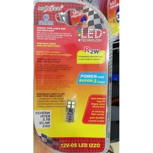 หลอดไฟ LED T10 8SMD 3030 12V สีขาว Canbus ป้องกันไฟแจ้งเตือนความผิดพลาด สำหรับไฟภายในรถยนต์ - Product Image 1
