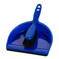Mini balayette et pelle avec poils doux pour le nettoyage des claviers de bureau, manche en plastique moderne, vente en gros