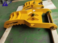 Pulgares Hidráulicos para Excavadora, Pulgar de Enlace Progresivo que Actúa como Garra para Mover Rocas, Alta Precisión, Compatible con KX175 KO30 KO40 KO45 KU45