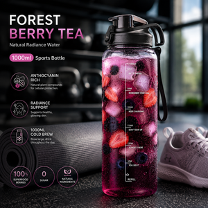 Aurorabloom 150g Té de Frutas Mixtas Orgánico Sin Cafeína para Infusión Fría en Bolsitas, Sin Azufre, Natural Radiance - Product Image 3