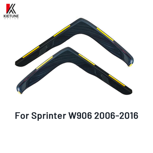 Déflecteurs de vent encastrés pour <span class=keywords><strong>Mercedes</strong></span> Benz <span class=keywords><strong>SPRINTER</strong></span> W906 W907 Accessoires de voiture Pare-soleil de fenêtre 2006-2018, 2019+ - Product Image 2