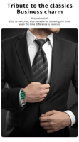 Montre connectée AW12pro en gros avec stockage de musique locale, suivi de la fréquence cardiaque, mesure de l'oxygène sanguin, style professionnel pour hommes, bracelet