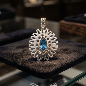 Pendentif Serpent en Tanzanite Argentée, Bijou de Luxe pour Femme, Haute Qualité, Unique, Classique, pour Fête, Pierre de Naissance, Prix de Gros - Product Image 3