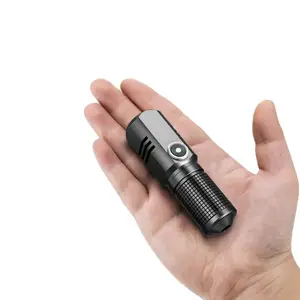 High Quality Aluminum Mini Size and Light Weight Portable Pocket 3Useful Lighting Modes IP64 Waterproof mini Flashlight