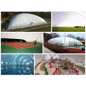<span class=keywords><strong>Structure</strong></span> sportive autoportante résistante aux intempéries NFPA PVDF1350, salle de sport, gymnase de basketball, stade de football, dôme sportif - Product Image 2