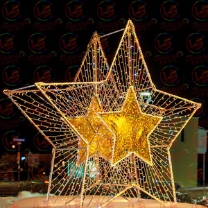 Haute luminosité <span class=keywords><strong>maison</strong></span> Cutsum lune et étoile arabe acrylique Ramadan décoration lumineuse - Product Image 1