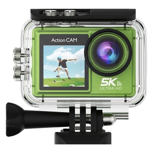 Hot chống rung 5K wifi hành động thể thao máy ảnh 4K 60fps Màn hình kép 170 Độ góc rộng 30m không thấm nước điều khiển từ xa cao 1080p - Product Image 2