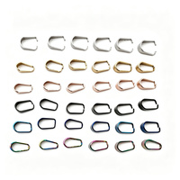Fermoir en acier inoxydable pour graines de melon, options multi-tailles, délicat et compact, pour la fabrication de bijoux DIY (bracelets, colliers), vente en gros