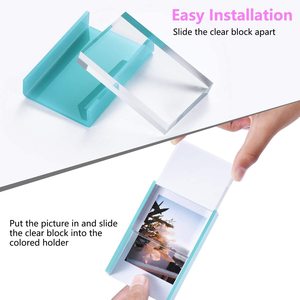 Mini Acrylic hình ảnh khung Ví kích thước một Polaroid khung ảnh ngay lập tức hình ảnh Khung máy tính để bàn hình ảnh hiển thị - Product Image 3
