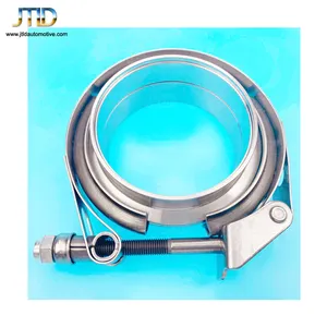 JTLD V band clamp high quality 2.5" inch 63mm exhaust pipe V band clamp quick release clamp with male female flange