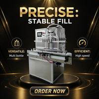 Machine de remplissage automatique de liquides à pompe à engrenages en acier inoxydable pour bouteilles et canettes, usage alimentaire, cosmétique et chimique quotidien