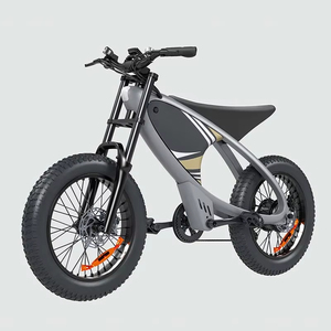 Vélo électrique tout-terrain pour adultes, 36V, longue autonomie, fourches de descente, suspension, pneus larges, vélo de montagne électrique - Product Image 4