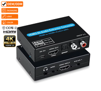 Extracteur audio Justlink 4K 60Hz HDMI2.0b HDCP2.2 avec convertisseur ARC SPDIF RCA 3.5mm pour barre de son, amplificateur, boîtier HDTV