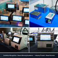 Compteur de particules aériennes laser de bureau KQ-4128B pour salle blanche d'usine de batteries au lithium